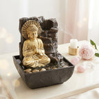 Fuente de Agua Zen "Serenity" – Con Luz, Cascada y Esencia Espiritual