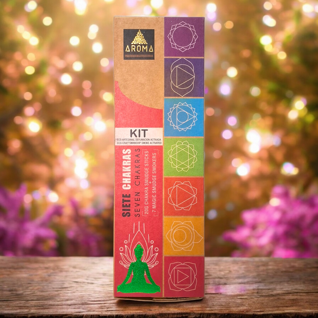 Kit Siete Chakras (Incienso + bombitas) - Aroma