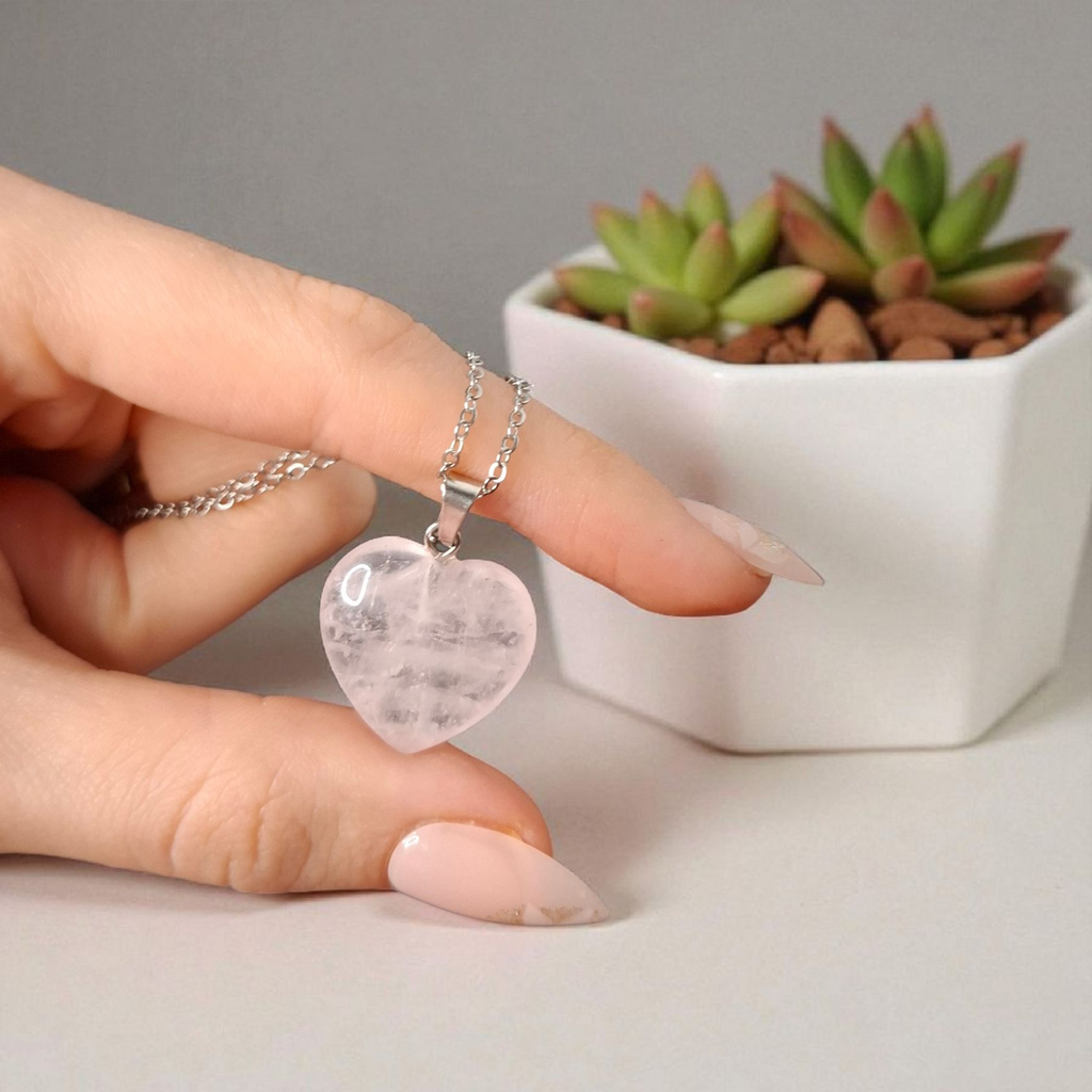 Collar de Cuarzo Rosa - Amor y Armonía Interior