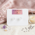 Pendientes Cuarzo Blanco