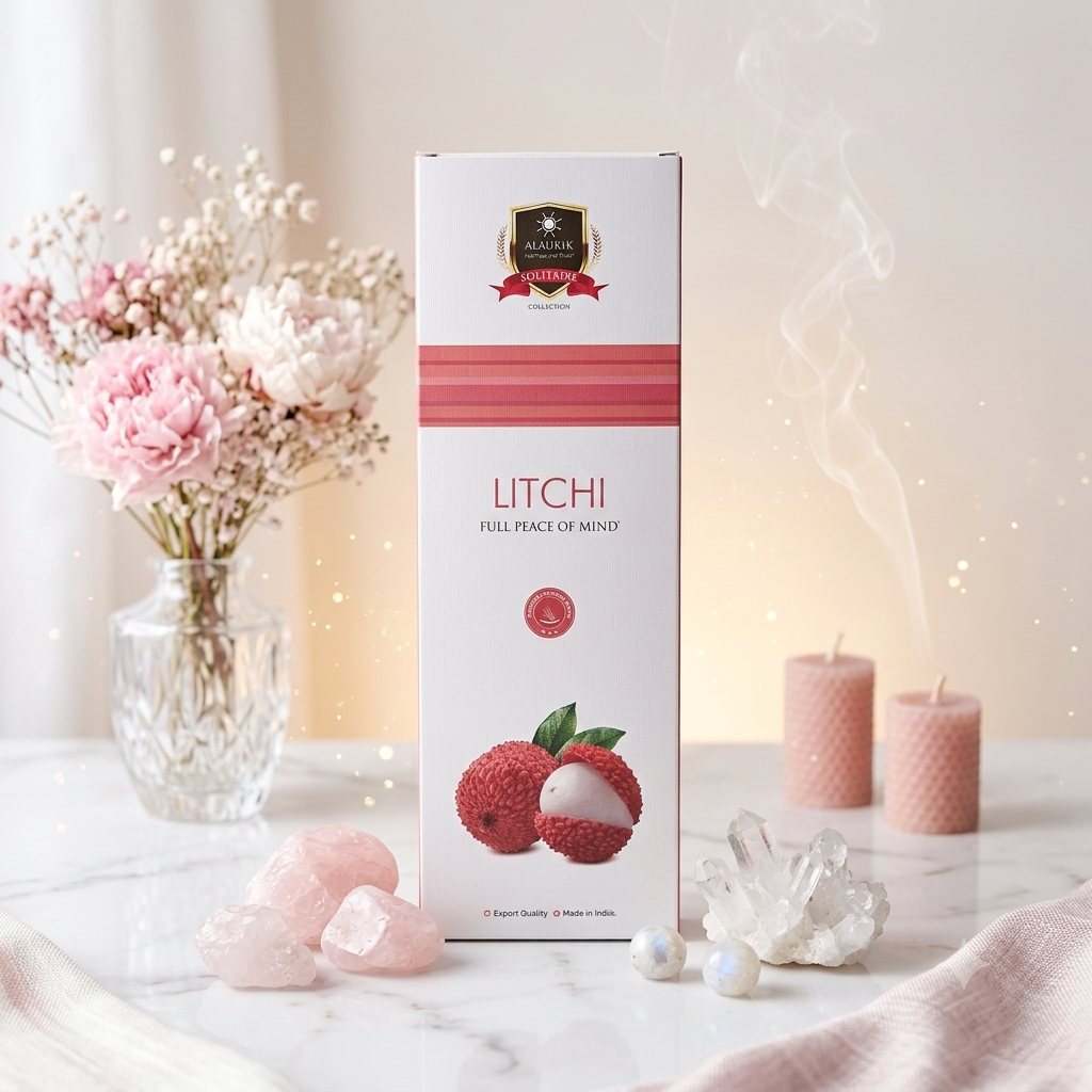 Incienso de Litchi – Alaukik (60 varillas)