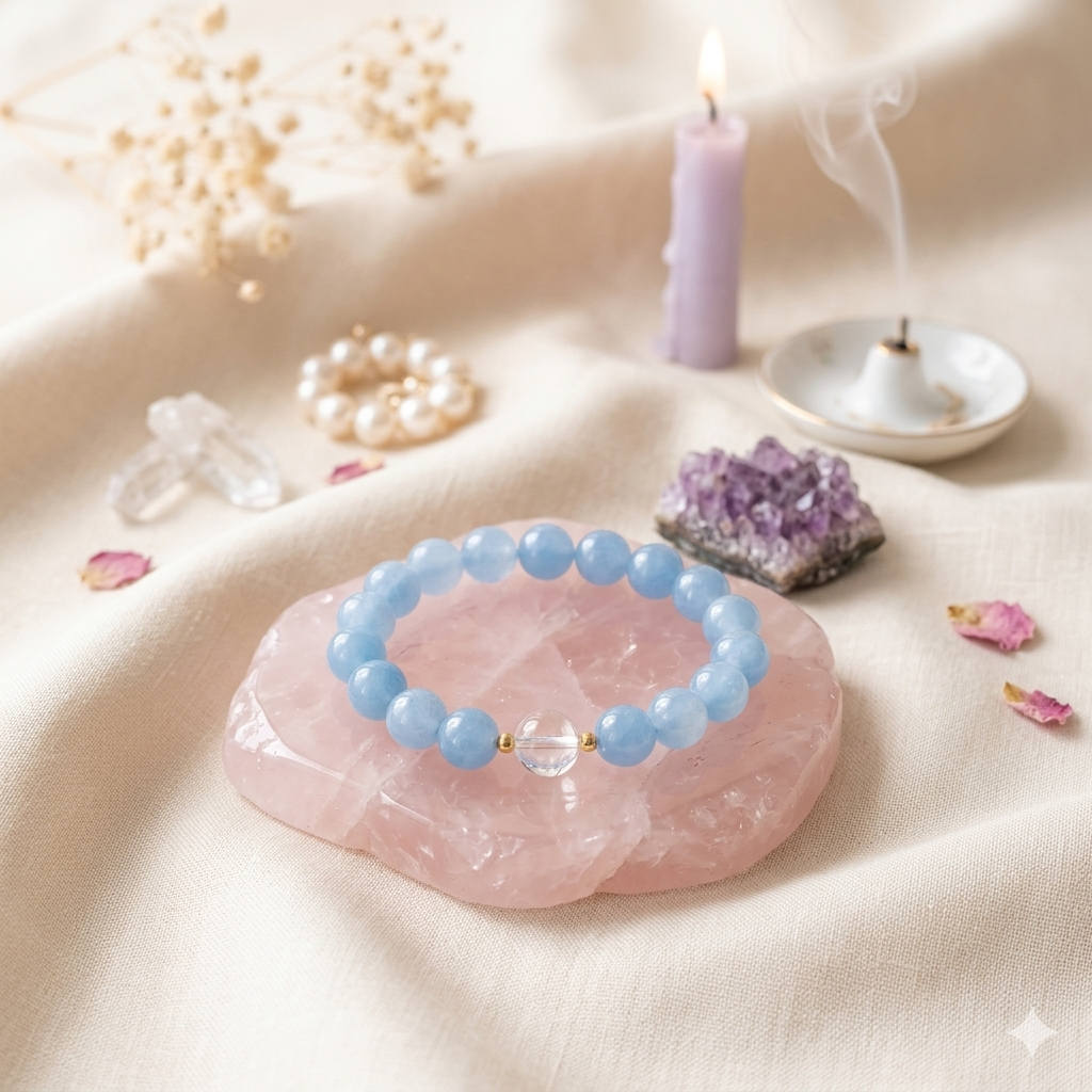 Pulsera de Aguamarina