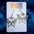 Pendientes Mariposa Plateada