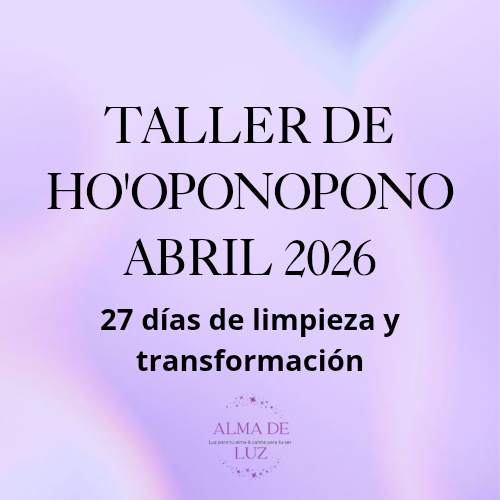 Taller Ho'oponopono - Edición Abril