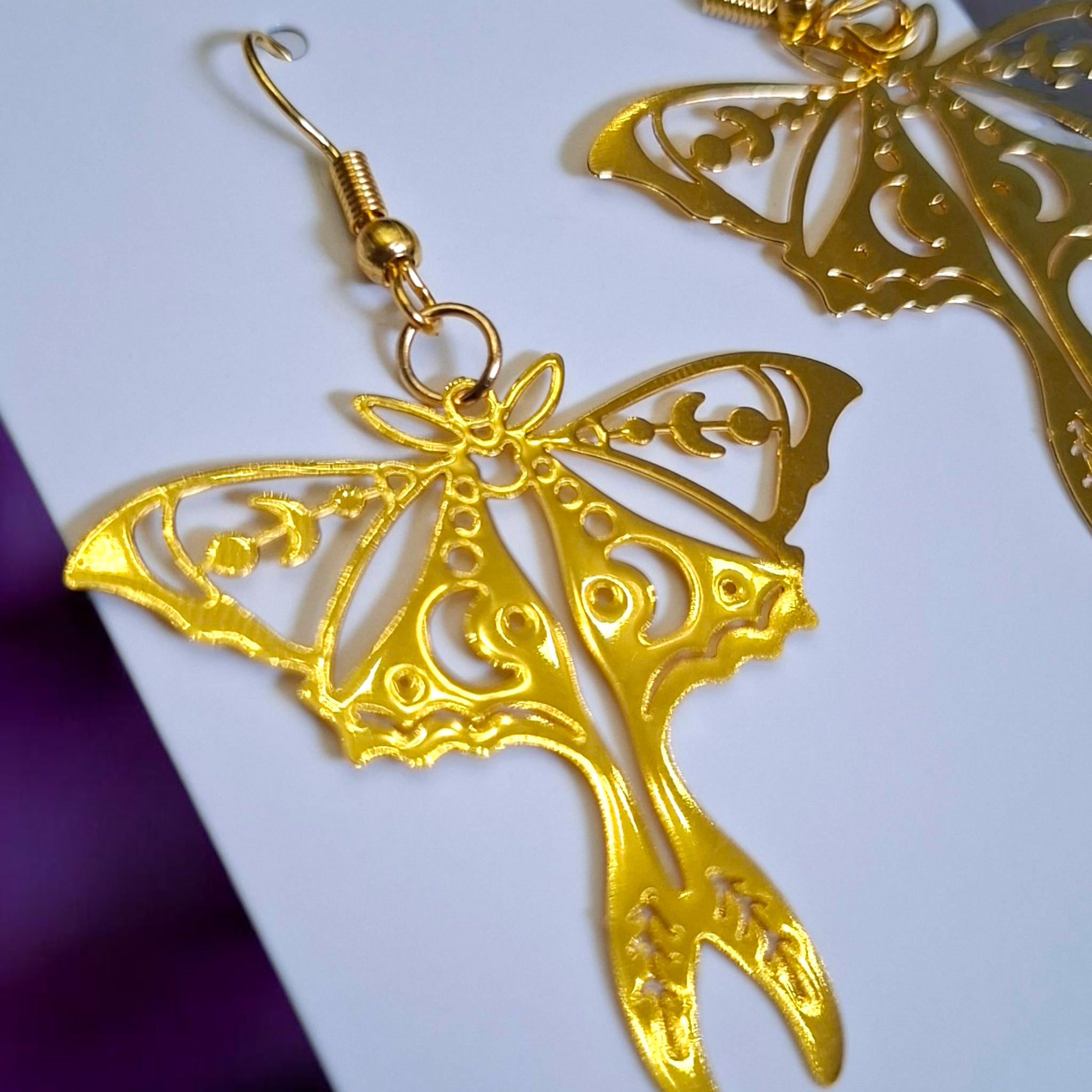 Pendientes Mariposa Dorada