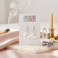Pendientes estrellas iridiscentes
