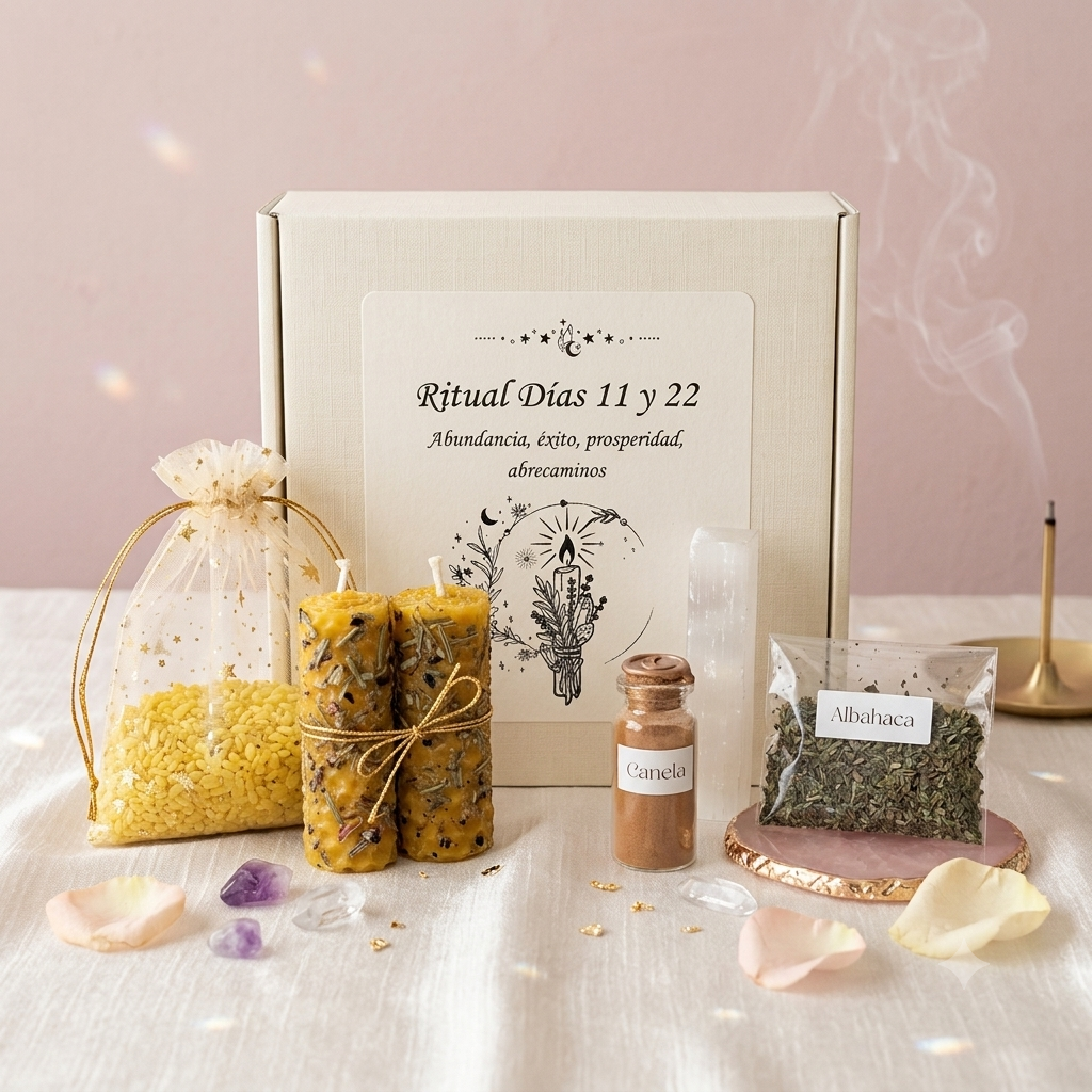 Kit Ritual 11 y 22 | Abundancia, Prosperidad y Abrecaminos