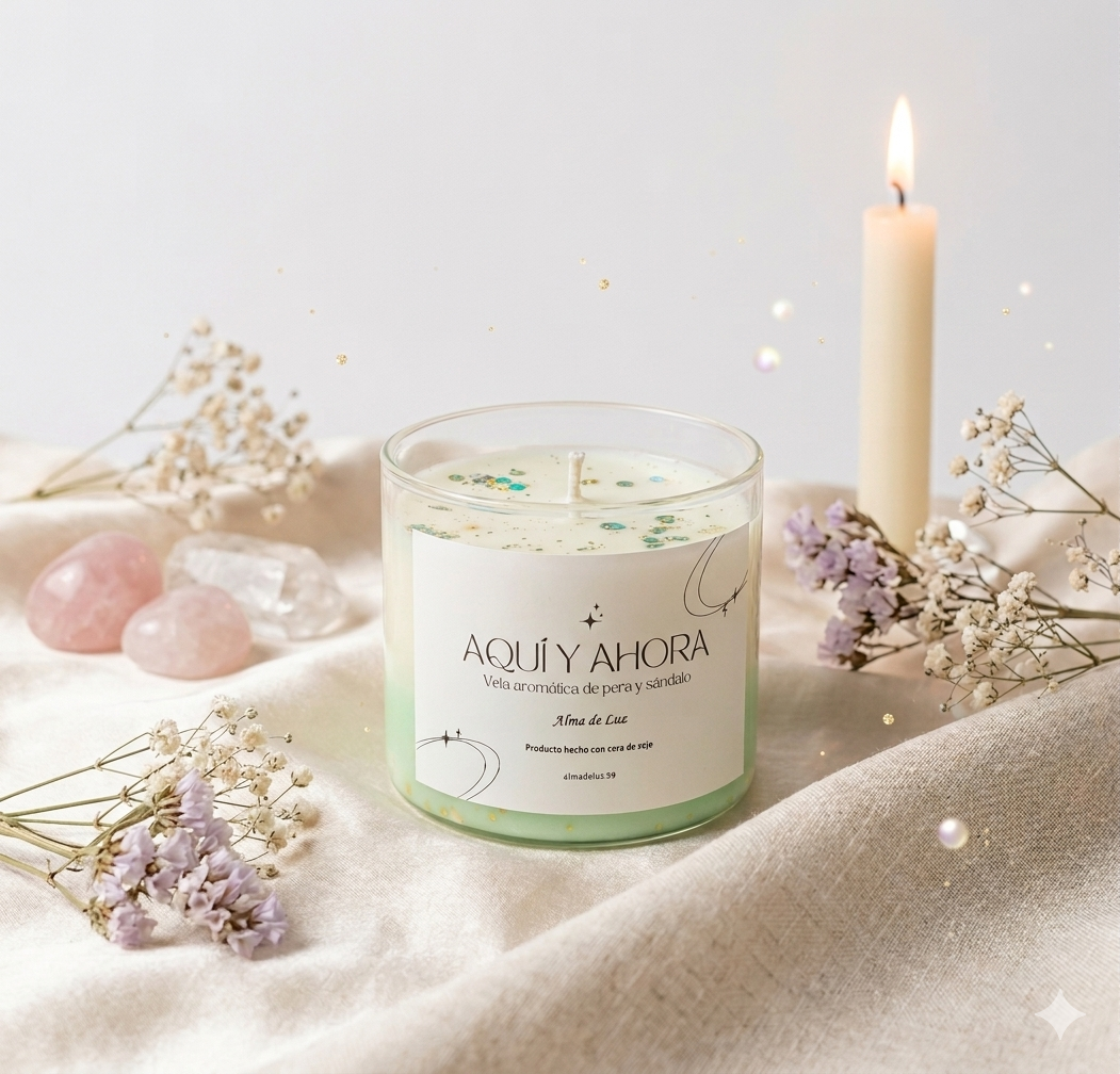 Vela Aromática "Aquí y Ahora"
