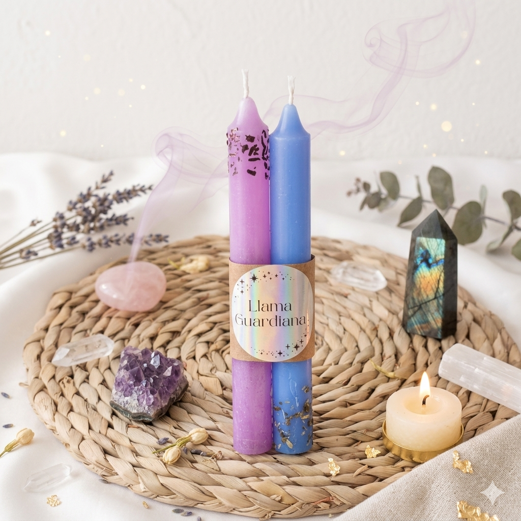 Llama Guardiana - Pack de 2 velas