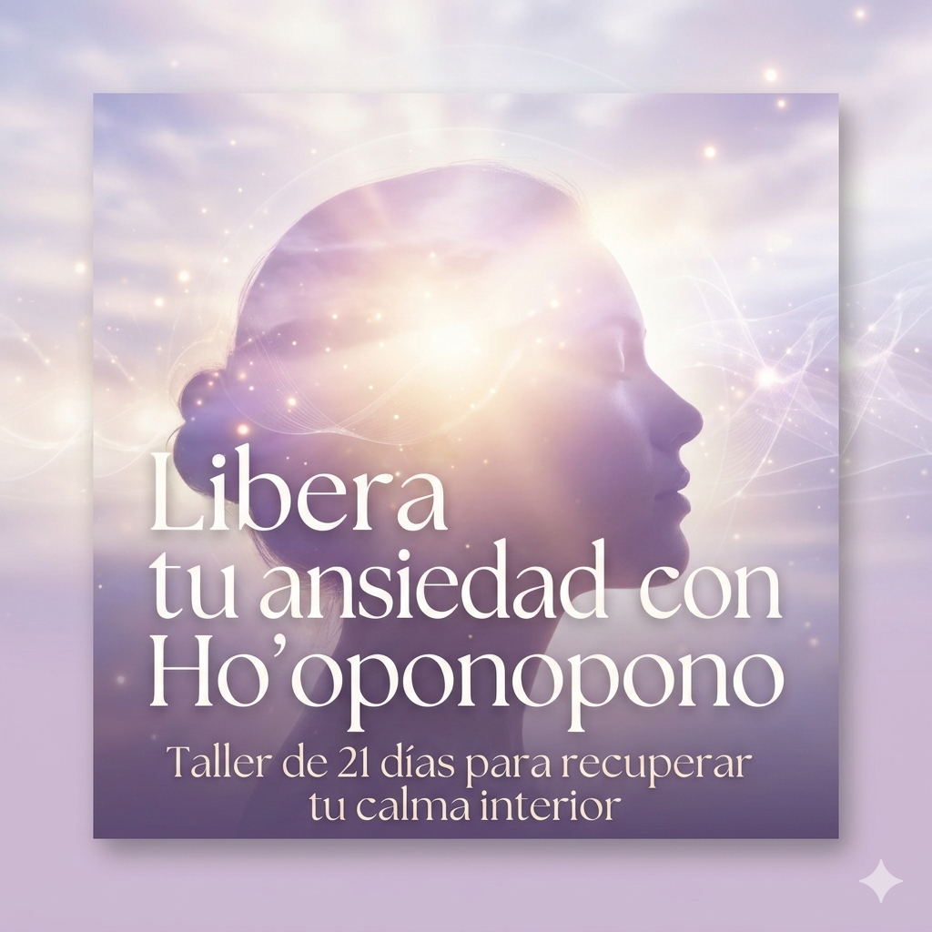 Libera tu ansiedad con Ho'oponopono - Taller 21 días