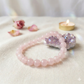 Pulsera de Cuarzo Rosa