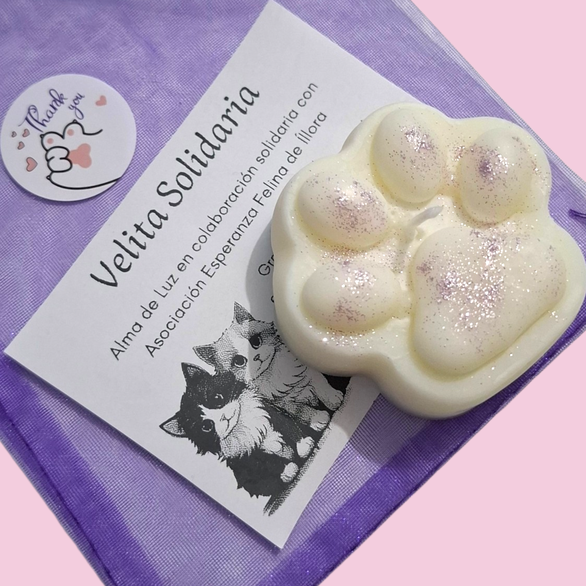 Velita de Huella Solidaria - Ayuda a Esperanza Felina