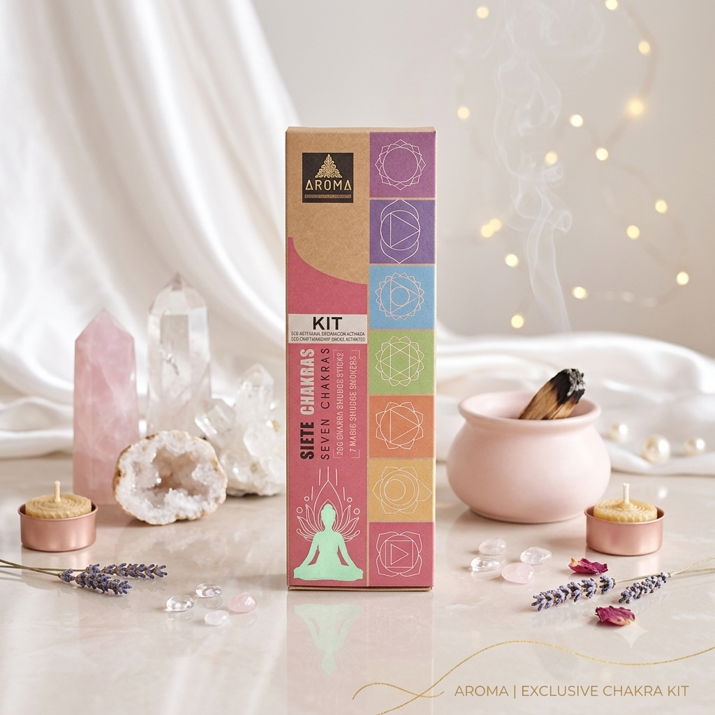 Kit Siete Chakras (Incienso + bombitas) - Aroma
